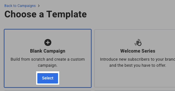 AWeber vs GetResponse : Aweber create campaign