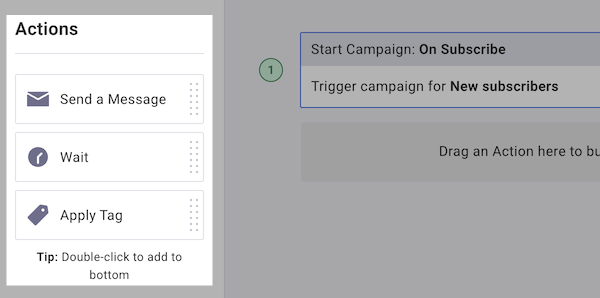 AWeber vs GetResponse : Aweber  campaign editor