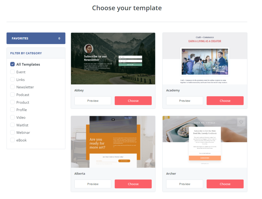 GetResponse vs ConvertKit :convertkit landing page