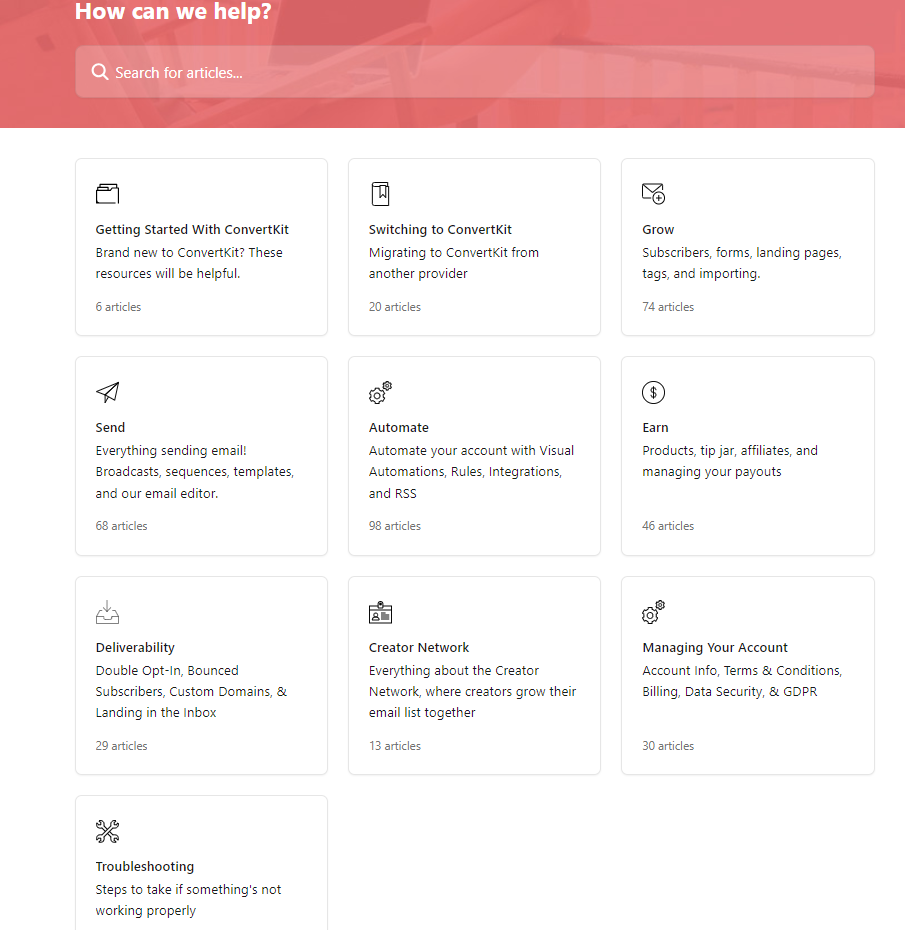 GetResponse vs ConvertKit :convertkit Customer Support and Resources