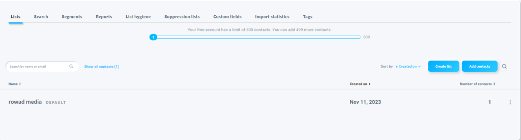 GetResponse vs ConvertKit :getresponse List Management