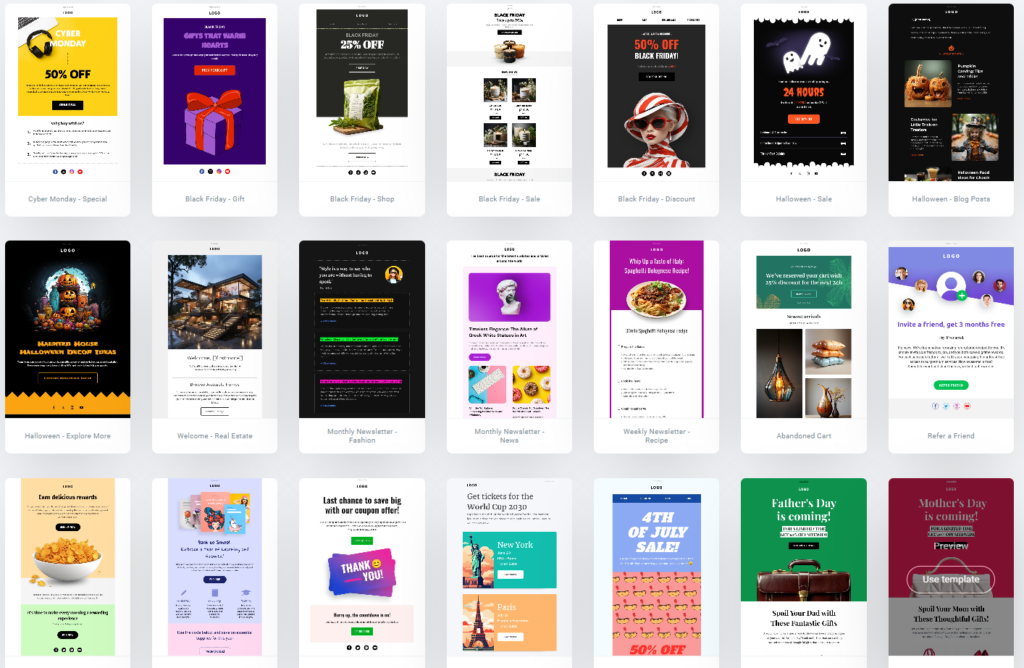 GetResponse vs ConvertKit :getresponse email templates