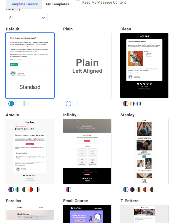 AWeber vs GetResponse : GetResponse dashboard